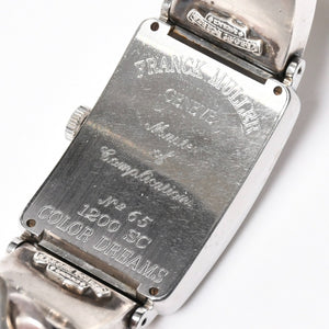 極美品 激レア CHROME HEARTS×フランクミュラー クロムハーツ 時計 1200SC COLOR DREAM ウォッチブレス 中古 4a008748