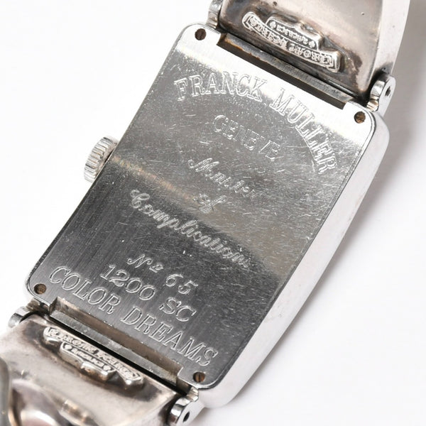 極美品 激レア CHROME HEARTS×フランクミュラー クロムハーツ 時計 1200SC COLOR DREAM ウォッチブレス 中古 4a008748