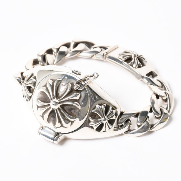 極美品 CHROME HEARTS クロムハーツ × ROLEX ロレックス オイスター パーペチュアル エアキング 腕時計 14000 重量195.74g AT SS 中古 4a008599