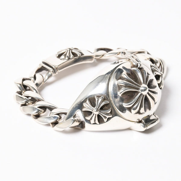 極美品 CHROME HEARTS クロムハーツ × ROLEX ロレックス オイスター パーペチュアル エアキング 腕時計 14000 重量195.74g AT SS 中古 4a008599