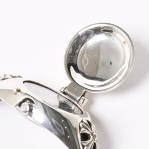極美品 CHROME HEARTS クロムハーツ × ROLEX ロレックス オイスター パーペチュアル エアキング 腕時計 14000 重量195.74g AT SS 中古 4a008599