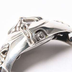 極美品 CHROME HEARTS クロムハーツ × ROLEX ロレックス オイスター パーペチュアル エアキング 腕時計 14000 重量195.74g AT SS 中古 4a008599