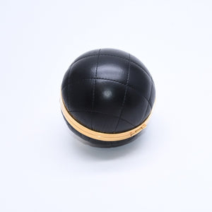 CHANEL シャネル スフィアミノーディエールバッグ ランダム番台 イタリア製 ラムスキン ブラック ゴールド金具 美品 中古 4a008679
