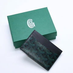 新品未使用品 GOYARD ゴヤール 2026年 限定 エバーグリーン ダークグリーン ブラック カードケース サン・シュルピス 中古 4a008853