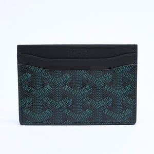新品未使用品 GOYARD ゴヤール 2026年 限定 エバーグリーン ダークグリーン ブラック カードケース サン・シュルピス 中古 4a008853