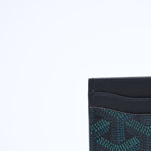 新品未使用品 GOYARD ゴヤール 2026年 限定 エバーグリーン ダークグリーン ブラック カードケース サン・シュルピス 中古 4a008853