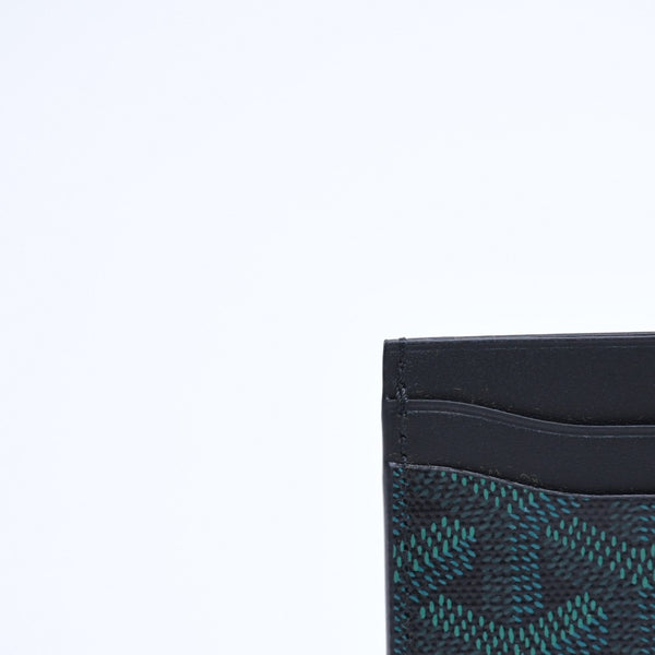 新品未使用品 GOYARD ゴヤール 2026年 限定 エバーグリーン ダークグリーン ブラック カードケース サン・シュルピス 中古 4a008853