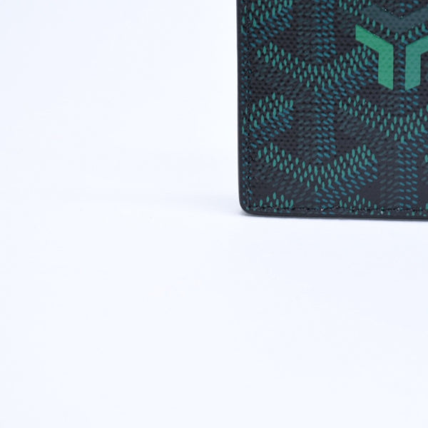 新品未使用品 GOYARD ゴヤール 2026年 限定 エバーグリーン ダークグリーン ブラック カードケース サン・シュルピス 中古 4a008853