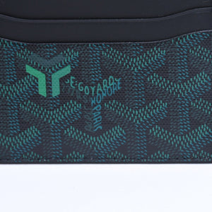 新品未使用品 GOYARD ゴヤール 2026年 限定 エバーグリーン ダークグリーン ブラック カードケース サン・シュルピス 中古 4a008853
