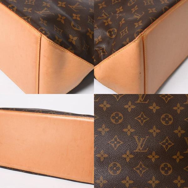 Very Good Condition LOUIS VUITTON Hippo Mezzo Tote Bag M51151 Monogram Brown PVC Leather Gold Hardware Used 4a008390