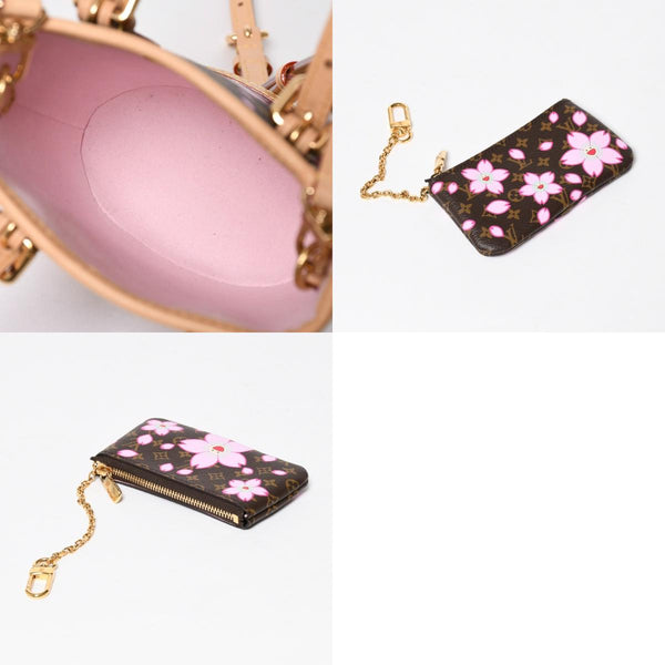 新品同様 LOUIS VUITTON LV × TM ルイヴィトン ナノ バケット ハンドバッグ M13417 モノグラム チェリーブロッサム 村上隆 中古 4a008351