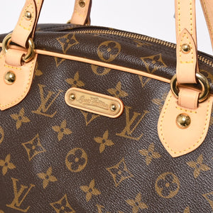 新品同様 LOUIS VUITTON ルイヴィトン モントルグイユGM ショルダーバッグ M95566 ブラウン モノグラムキャンバス ゴールド金具 中古 4a008400