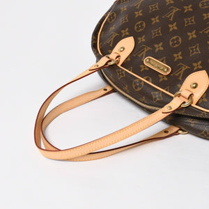 新品同様 LOUIS VUITTON ルイヴィトン モントルグイユGM ショルダーバッグ M95566 ブラウン モノグラムキャンバス ゴールド金具 中古 4a008400