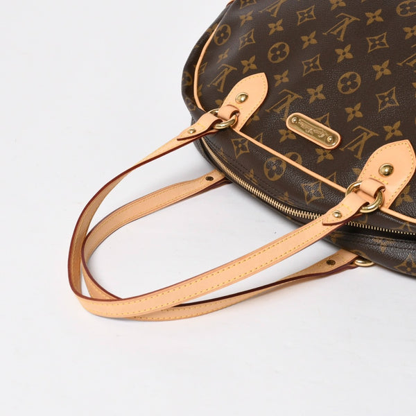 新品同様 LOUIS VUITTON ルイヴィトン モントルグイユGM ショルダーバッグ M95566 ブラウン モノグラムキャンバス ゴールド金具 中古 4a008400