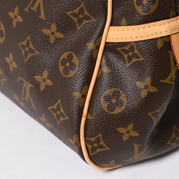 新品同様 LOUIS VUITTON ルイヴィトン モントルグイユGM ショルダーバッグ M95566 ブラウン モノグラムキャンバス ゴールド金具 中古 4a008400