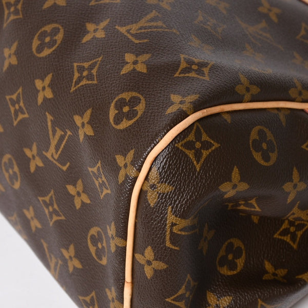 新品同様 LOUIS VUITTON ルイヴィトン モントルグイユGM ショルダーバッグ M95566 ブラウン モノグラムキャンバス ゴールド金具 中古 4a008400