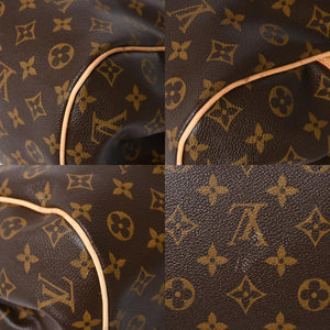 新品同様 LOUIS VUITTON ルイヴィトン モントルグイユGM ショルダーバッグ M95566 ブラウン モノグラムキャンバス ゴールド金具 中古 4a008400