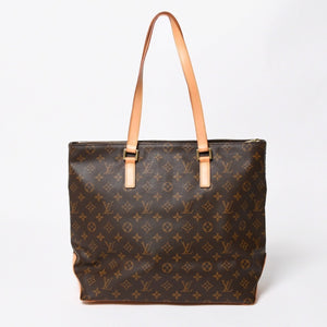 Very Good Condition LOUIS VUITTON Hippo Mezzo Tote Bag M51151 Monogram Brown PVC Leather Gold Hardware Used 4a008390