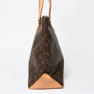 Very Good Condition LOUIS VUITTON Hippo Mezzo Tote Bag M51151 Monogram Brown PVC Leather Gold Hardware Used 4a008390