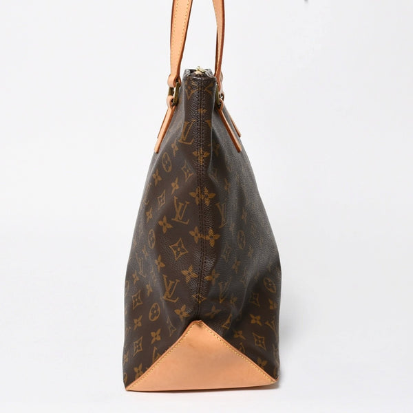 Very Good Condition LOUIS VUITTON Hippo Mezzo Tote Bag M51151 Monogram Brown PVC Leather Gold Hardware Used 4a008390