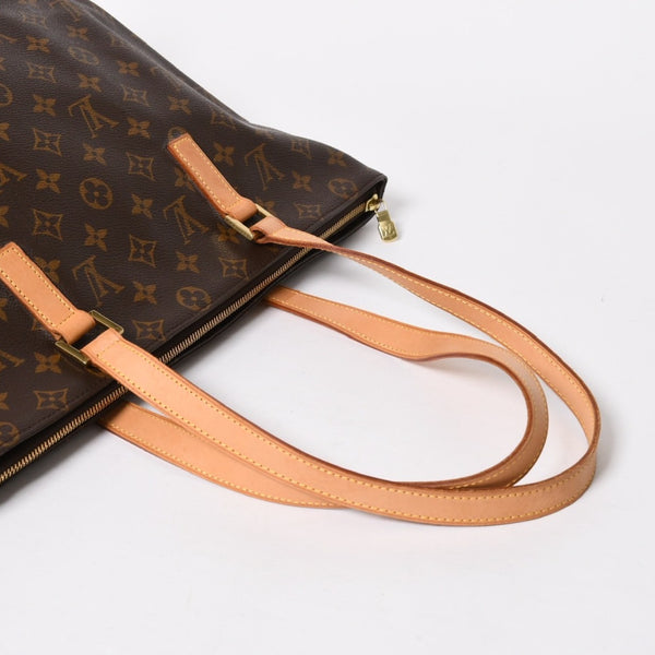 Very Good Condition LOUIS VUITTON Hippo Mezzo Tote Bag M51151 Monogram Brown PVC Leather Gold Hardware Used 4a008390