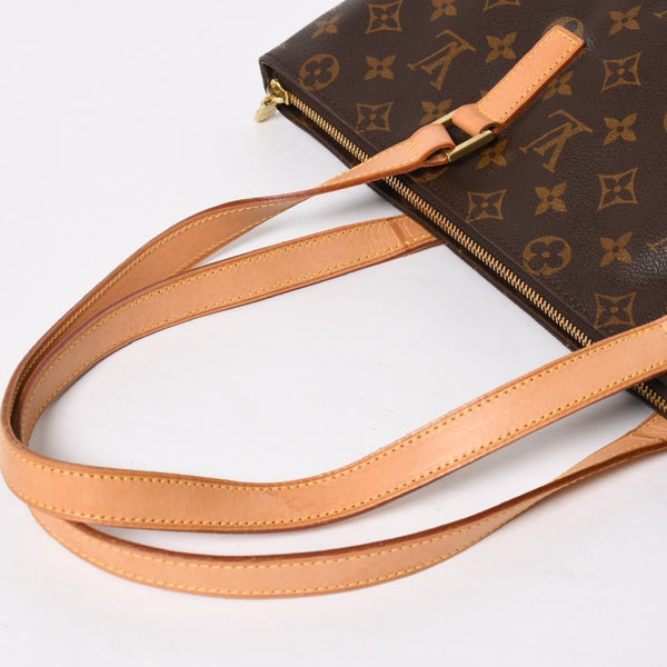 Very Good Condition LOUIS VUITTON Hippo Mezzo Tote Bag M51151 Monogram Brown PVC Leather Gold Hardware Used 4a008390