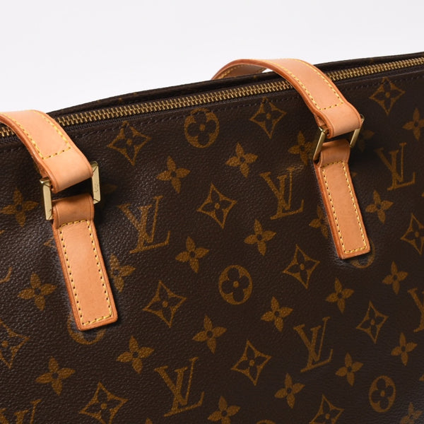 Very Good Condition LOUIS VUITTON Hippo Mezzo Tote Bag M51151 Monogram Brown PVC Leather Gold Hardware Used 4a008390