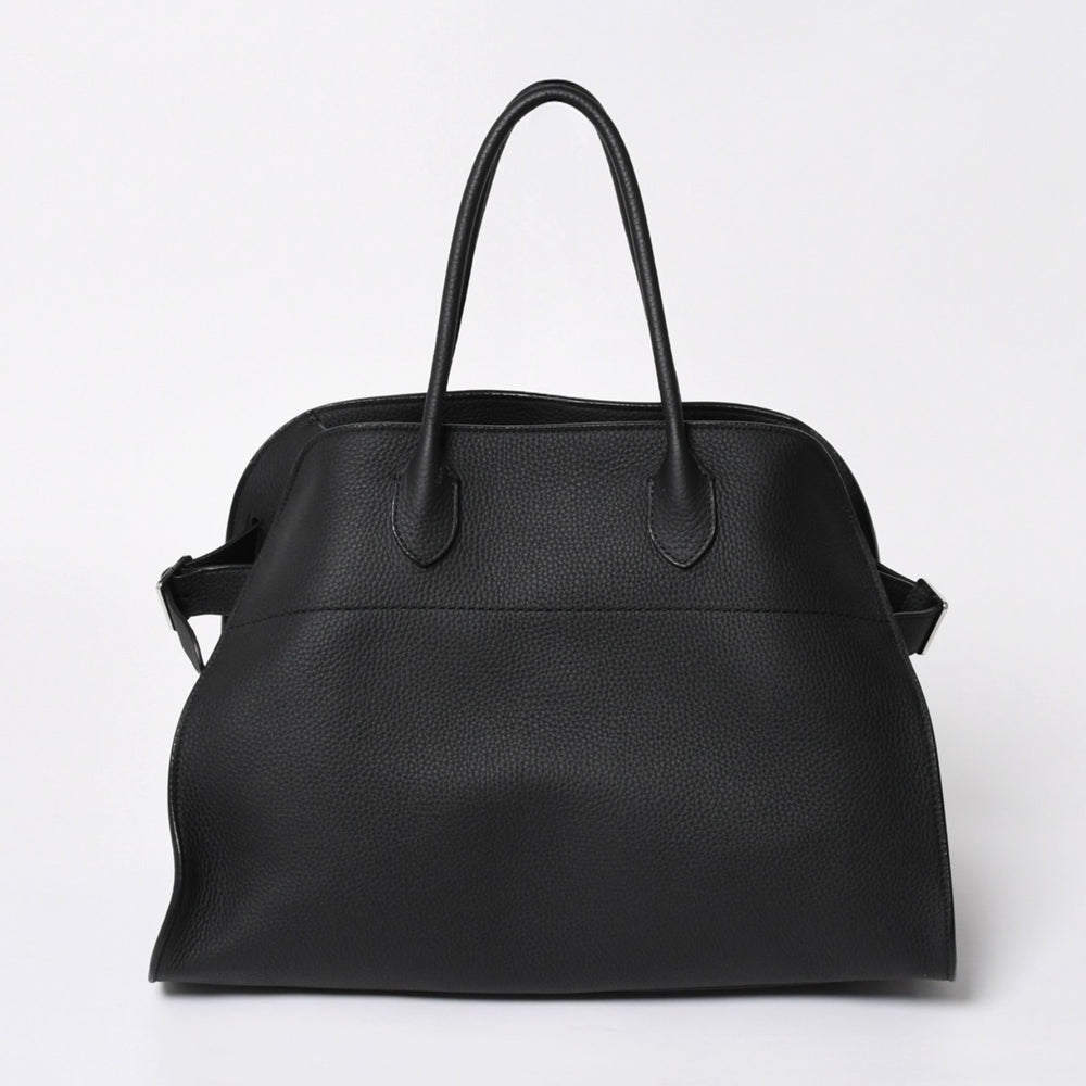新品同様 THE ROW ザ ロウ Soft Margaux 15 ソフトマルゴー 15 ハンドバッグ W1255L133BLPL レザー ブラック 中古 4a008608