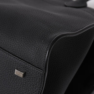 Like New THE ROW Soft Margaux 15 Handbag W1255L133BLPL Leather Black Used 4a008608