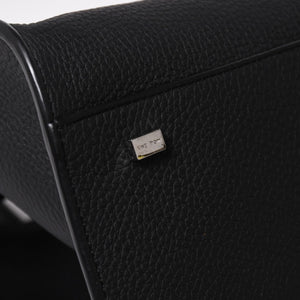 Like New THE ROW Soft Margaux 15 Handbag W1255L133BLPL Leather Black Used 4a008608