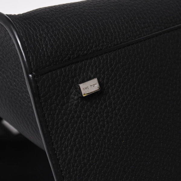 Like New THE ROW Soft Margaux 15 Handbag W1255L133BLPL Leather Black Used 4a008608