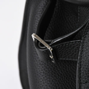 Like New THE ROW Soft Margaux 15 Handbag W1255L133BLPL Leather Black Used 4a008608