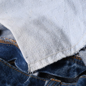 新品同様 CHROME HEARTS クロムハーツ × Levi's 517 リーバイス 517 セメタリークロスパッチ デニムパンツ ジーンズ サイズ36 20パッチ 中古 4a008601
