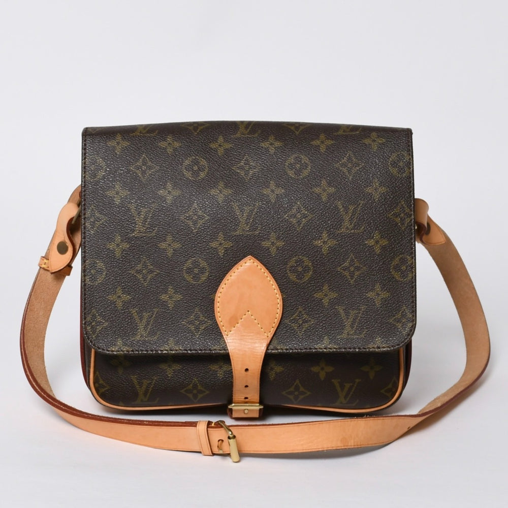 LOUIS VUITTON Cartesier GM Shoulder Bag M51252 Monogram Canvas Brown Good Condition Used 4a000863