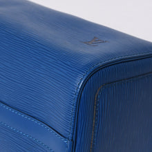 画像をギャラリービューアに読み込む, 極美品 LOUIS VUITTON ルイヴィトン スピーディ25 M43015 ハンドバッグ ブルー ゴールド金具 エピレザー 中古 4a000477