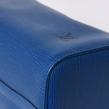 画像をギャラリービューアに読み込む, 極美品 LOUIS VUITTON ルイヴィトン スピーディ25 M43015 ハンドバッグ ブルー ゴールド金具 エピレザー 中古 4a000477