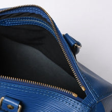 画像をギャラリービューアに読み込む, 極美品 LOUIS VUITTON ルイヴィトン スピーディ25 M43015 ハンドバッグ ブルー ゴールド金具 エピレザー 中古 4a000477