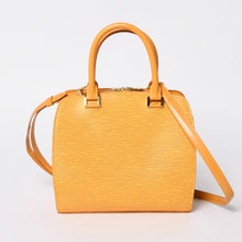 画像をギャラリービューアに読み込む, 極美品 LOUIS VUITTON ルイヴィトン ポンヌフ ハンドバッグ M52059 エピレザー イエロー ゴールド金具 中古 4a000760