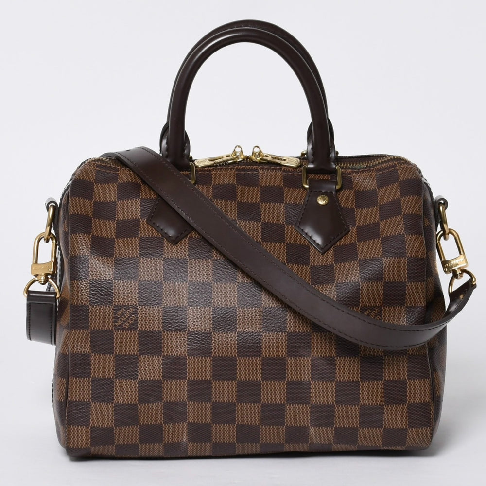 Very good condition LOUIS VUITTON Speedy Bandouliere 25 Damier N40575 Brown Used 4a000742