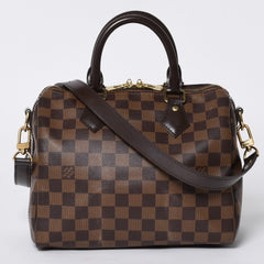 Very good condition LOUIS VUITTON Speedy Bandouliere 25 Damier N40575 Brown Used 4a000742