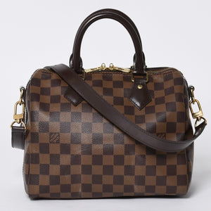 Very good condition LOUIS VUITTON Speedy Bandouliere 25 Damier N40575 Brown Used 4a000742