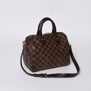 Very good condition LOUIS VUITTON Speedy Bandouliere 25 Damier N40575 Brown Used 4a000742