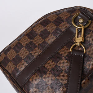 Very good condition LOUIS VUITTON Speedy Bandouliere 25 Damier N40575 Brown Used 4a000742