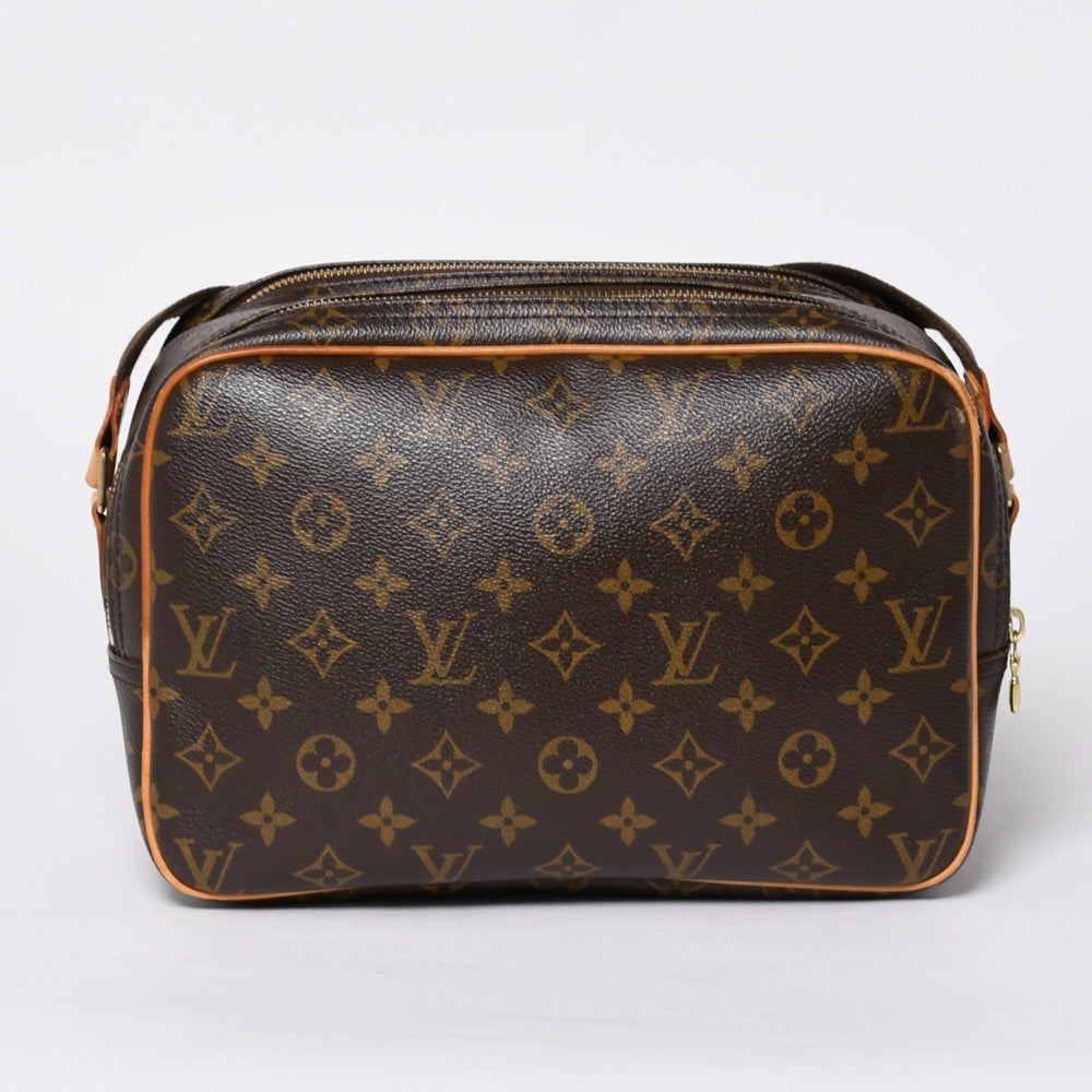 LOUIS VUITTON Shoulder Bag Reporter PM M45254 Monogram Canvas Brown Good Condition Used 4a000849