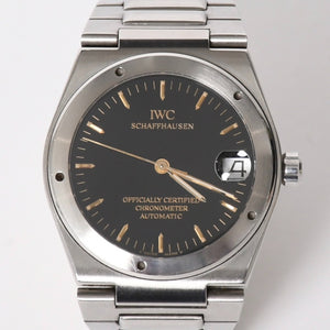 [USED/中古]IWC インターナショナルウォッチカンパニー 時計 インジュニア ブラック シルバー ステンレススチール 3521-002 Aランク 中古 4a008633
