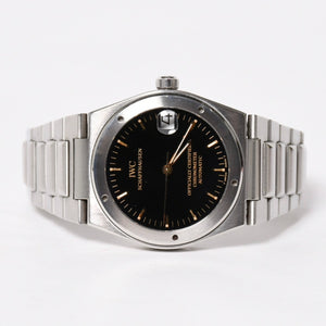 [USED/中古]IWC インターナショナルウォッチカンパニー 時計 インジュニア ブラック シルバー ステンレススチール 3521-002 Aランク 中古 4a008633