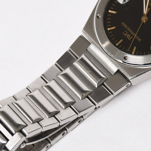 [USED/中古]IWC インターナショナルウォッチカンパニー 時計 インジュニア ブラック シルバー ステンレススチール 3521-002 Aランク 中古 4a008633