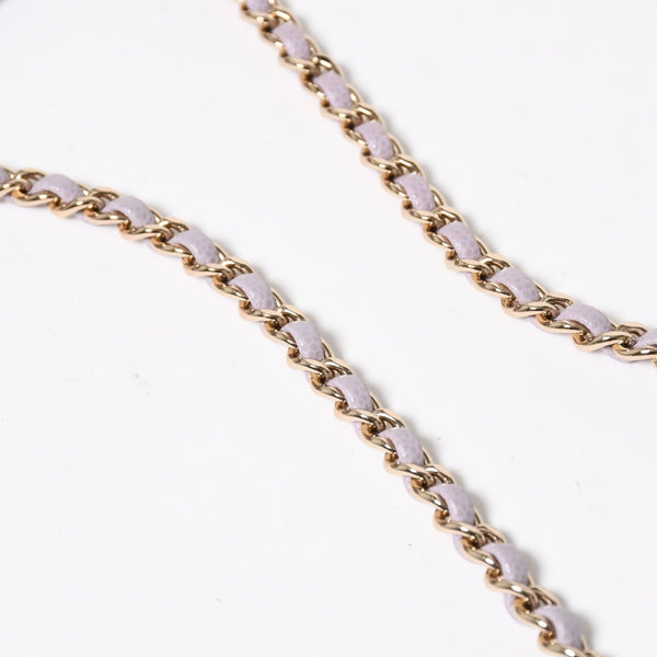 極美品 CHANEL シャネル ココハンドル XS 24 2WAYバッグ A92990 ランダム キャビアスキン パープル 中古 4a008638