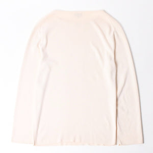 極美品 CHANEL シャネル ニット ファレルウィリアムス P57765K07579 ウール カシミヤ アイボリー サイズ46 中古 4a008661