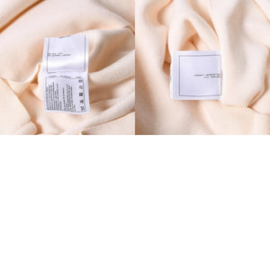 極美品 CHANEL シャネル ニット ファレルウィリアムス P57765K07579 ウール カシミヤ アイボリー サイズ46 中古 4a008661